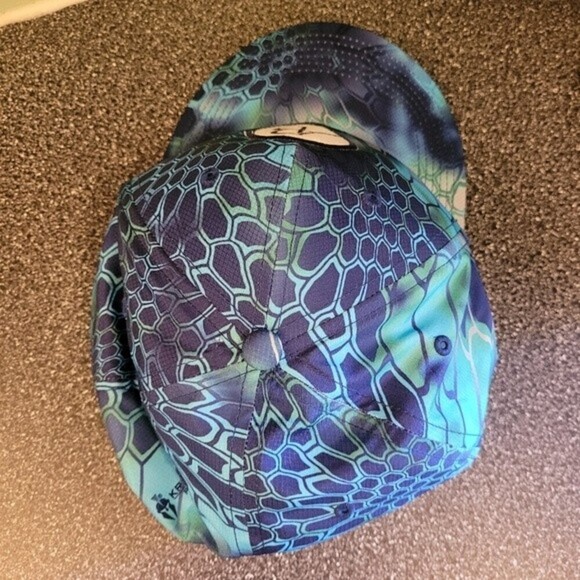 Richardson 874 Casual Performance Hat Geometric Camo Blue - Picture 7 of 10
